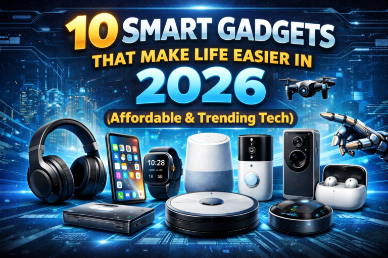 10 Smart Gadgets That Make Life Easier in 2026 (Affordable) 10 smart gadgets that make life easier in 2026 (affordable & trending tech)