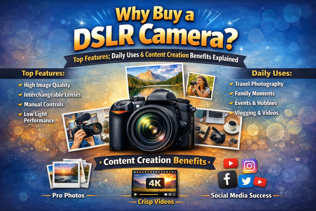 Why Buy a DSLR Camera? Top Features and Daily Uses